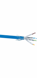 Schwaiger® síťový kabel CAT 8.1 (S/FTP) nesestavený 25 m modrý