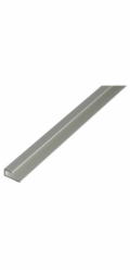 Hliníkový vyrovnávací profil pro podlahu 9 mm x 20 mm x 1 000 mm, stříbrný