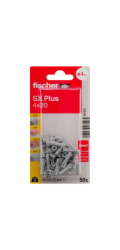 fischer SX Plus rozpěrné hmoždinky, 50 kusů, 4 x 20