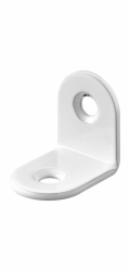 Konzoly na židle Hettich 20 mm x 20 mm x 15 mm, ocel s práškovým lakováním, bílá, 10 kusů