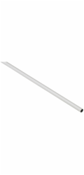 Kulatá šatní tyč Hettich O 25 mm x 2000 mm ocelově bílá