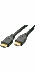 HDMI propojovací kabel 2 m, pozlacený, černý HDMI0200 043