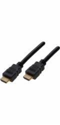 HDMI propojovací kabel 0,7 m, pozlacený, černý HDMI0070 043