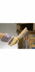 Drátěný kartáč z nerezové oceli LUX-TOOLS, 4 řady