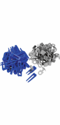 LUX-TOOLS Nivelační pomůcka 50 klínů + 50 svorek 1,5 mm