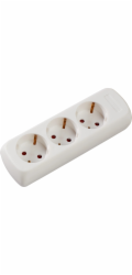 3cestný prodlužovací kabel bez napájecího kabelu