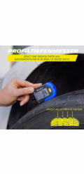 Měřič tlaku v pneumatikách Michelin s měřičem hloubky dezénu