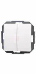 Přepínač řady Kopp Paris Arctic White