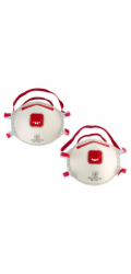 LUX-TOOLS Respirátor proti jemnému prachu FFP3 2 kusy