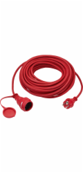 Prodlužovací kabel 20 m červený H05RR-F 3G1.5