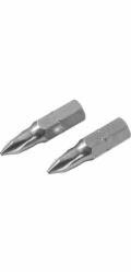 LUX-TOOLS Bit z nerezové oceli, 2 kusy, PH1