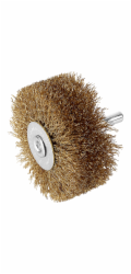 Štětec na texturu dřeva LUX-TOOLS O 80 mm, mosazná ocel