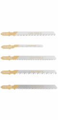 Sada pilových plátků do přímočaré pily LUX-TOOLS, 5dílná, na dřevo