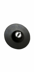 LUX-TOOLS Gumový kotouč 125 mm s upínacím trnem