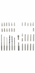 Sada vrtáků a bitů LUX-TOOLS, 42dílná