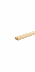 Döllken obdélníková lišta borovice surová 25 mm x 10 mm x 2 100 mm