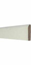 Plochý proužek 26 mm x 5 mm Bílá-Uni Délka 2550 mm