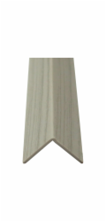 Rohová lišta, popelavě šedá, plast, 20 mm x 20 mm, délka 2500 mm