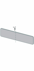 Panel InStyle typ 4 40,5 cm x 4,1 cm antracit (antracit)