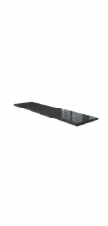 Anthra Grey parapet, 25 cm x 2 cm, řezaný na míru s vodní drážkou
