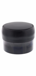 Podlahová zarážka Wagner Black Deluxe O 40 mm x 30 mm Černá
