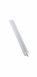 Hliníkový U-profil 1,6 cm okapnice bílá 98 cm