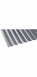 Vlnitý PC plech Sinus 76/18 drážkovaný antracit 1,4 mm 2000 mm x 900 mm