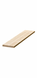 Lepené smrkové dřevo 200 cm x 30 cm x 2,8 cm