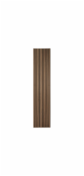Akustický panel Smart Walnut Black MDF Black Felt 240 cm x 52 cm x 1,8 cm