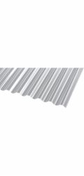 Akrylový profilový plech 1,5 mm "sz" Sinus 76/18 Transparent 2000 mm x 1045 mm