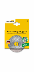 Schellenberg Roletový popruh Mini 14 mm 6 m šedý