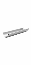 Hliníkový okap RG 100 z přírodního materiálu, 2 m