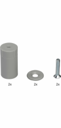 Schellenberg zátka pro rolety 20 x 40 mm šedá
