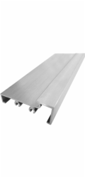 Plastové boční vstupní dveře K 504-88 Bílé 88 cm x 198 cm Pant vlevo