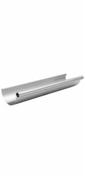 Hliníkový okap RG 75 z přírodního materiálu, 2 m