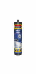 Soudal Sanitární silikon stříbrně šedý