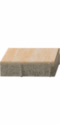 Obdélníkové dlažební kostky, beton a pískovec, 20 cm x 10 cm x 6 cm