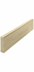 Obrubník Vero pastelově béžový 100 cm x 25 cm x 6 cm