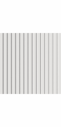 Akustický obklad stěny, potažený fólií, bílý akustický filc, 240 cm, certifikace FSC®