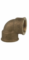Kirchhoff úhelník 90° 24,2 mm (3/4" vnitřní průměr) bronz