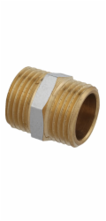 Dvojitá nipl Kirchhoff 16,7 mm (3/8" AG) chrom