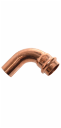 Kirchhoff CU koleno 90° 1 objímka polotovar 22 mm