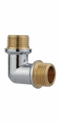 Kirchhoff úhelník 90° 21 mm (1/2" AG) chrom