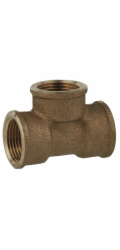 Kirchhoff T-kus 18,7 mm (1/2" vnitřní závit) červená mosaz