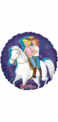 Fóliový balónek Party Factory Bibi & Tina kulatý O 42 cm vícebarevný