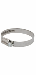 Hadicová spona Kirchhoff, šířka 12 mm, rozsah sevření 50 mm - 70 mm, nerezová ocel