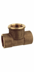 Kirchhoff T-kus 18 mm x 18,7 mm (1/2" vnitřní závit) x 18 mm 2 pouzdra prázdná
