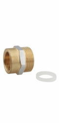 Kirchhoff redukce 26,4 mm (3/4" vnější závit) x 18,7 mm (1/2" vnitřní závit) chrom