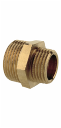 Kirchhoff redukční dvojitá vsuvka 26,4 mm (3/4" AG) x 21 mm (1/2" AG) mosaz