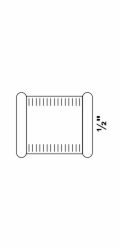 Dvojitá objímka Kirchhoff 18,7 mm (1/2" vnitřní závit) pozinkovaná